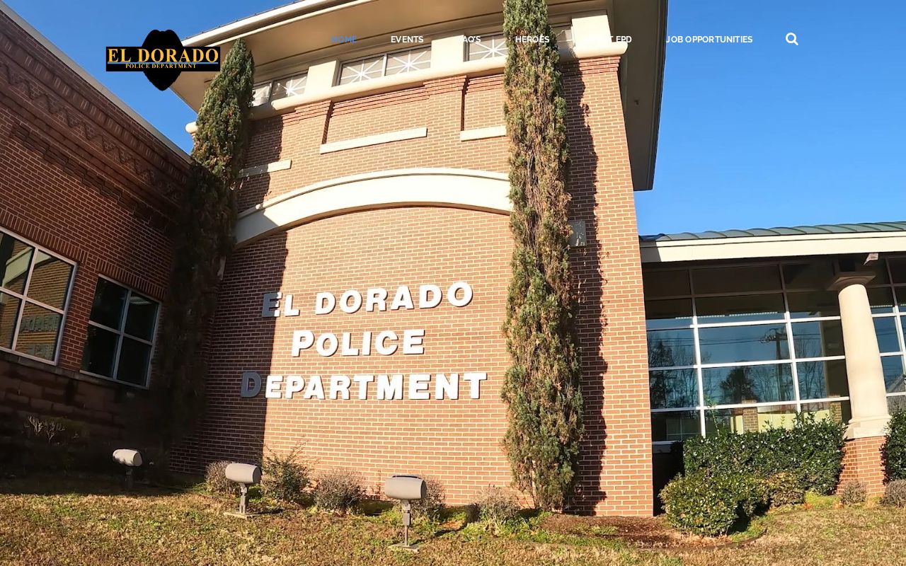 Union County arrest records source at El Dorado Police Department